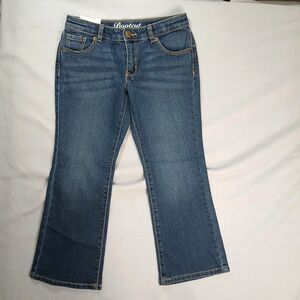Crazy 8 Bootcut Jeans Medium Wash Classic Denim Pants Adjustable Waist sz 7 Plus